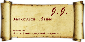 Jankovics József névjegykártya