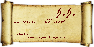 Jankovics József névjegykártya
